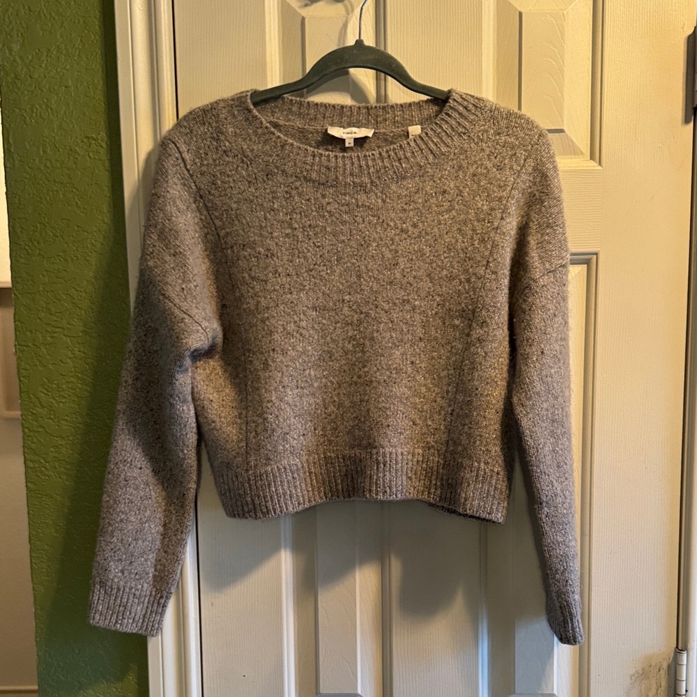 Vince cashmere cropped sweater